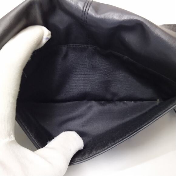 Coach Ashley Black Leather Credit Card Wristlet Wallet - Evening Clutch - Picture 9 of 12